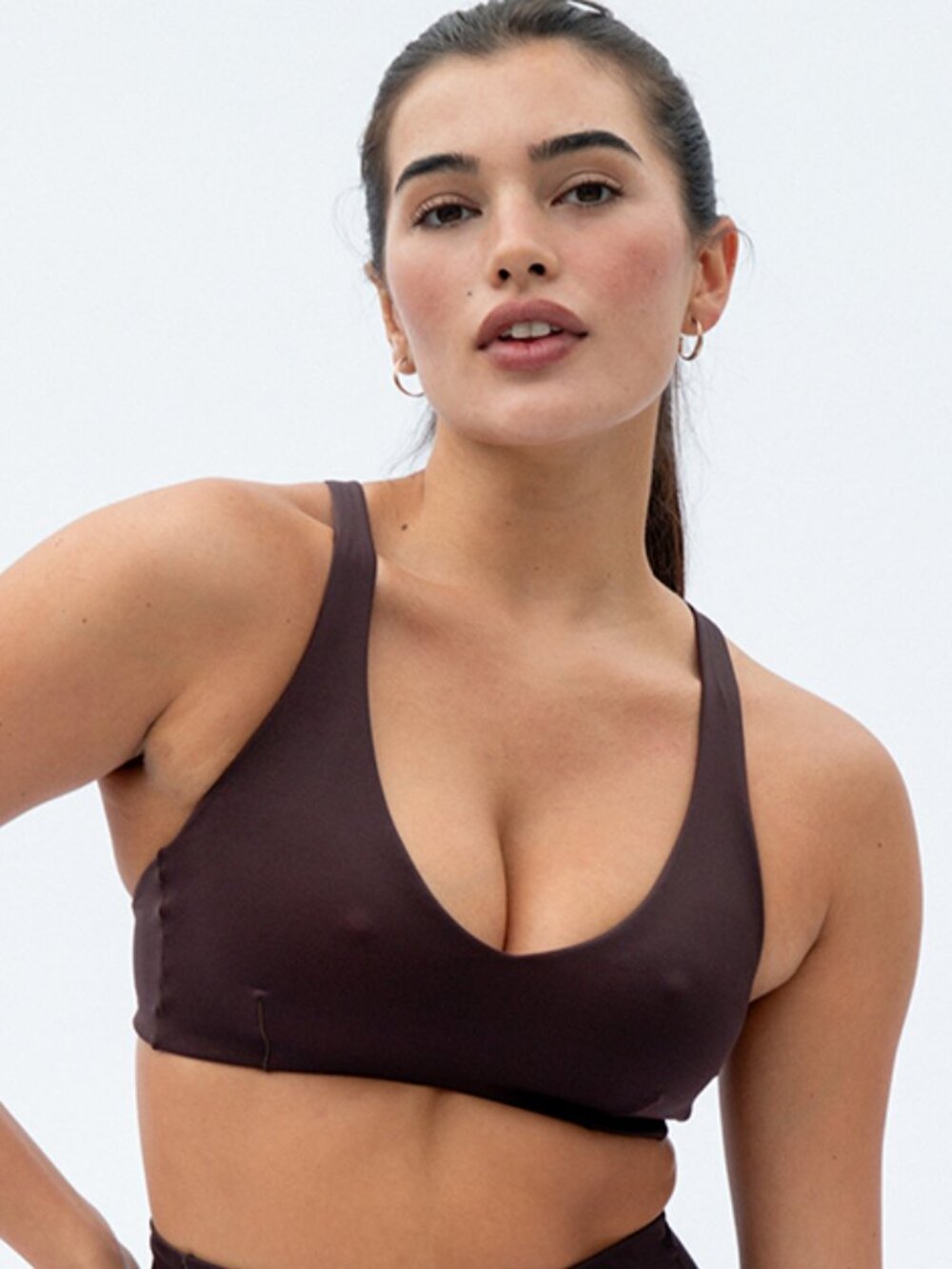 NEW! Left on Friday Sunday Top D+ (xL) & Wear To Bottom (xxL) Cold Brew (Brown) - Picture 2 of 4